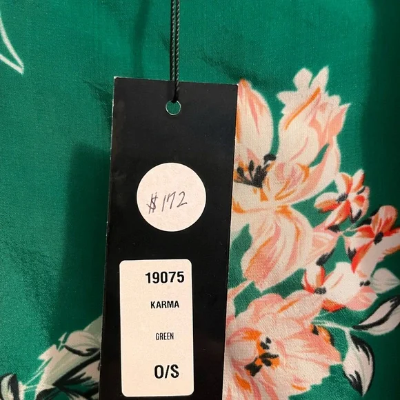 NWT Tolani silk kimono top. One size - Picture 5 of 6